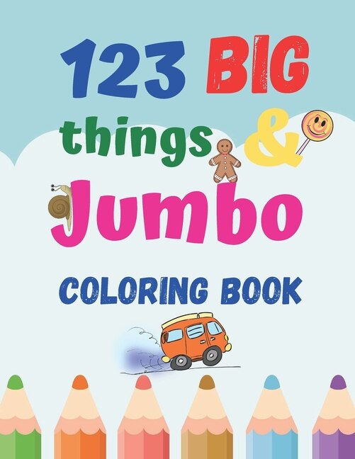 Couverture_123 things BIG & JUMBO Coloring Book