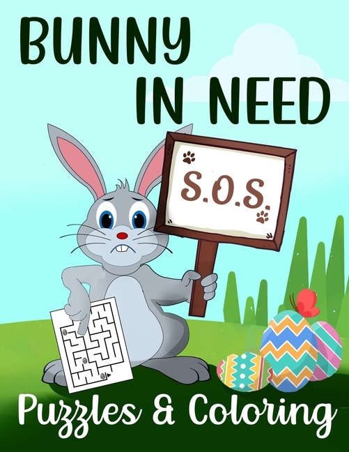 Front cover_Bunny In Need Puzzles & Coloring