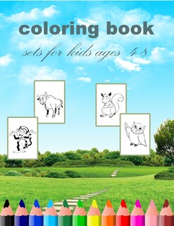 Front cover_coloring book sets for kids ages 4-8