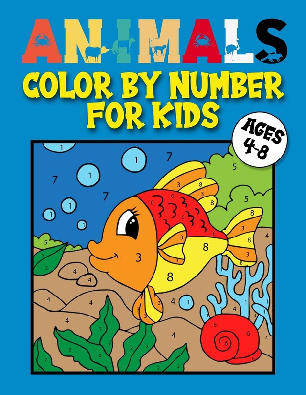 Couverture_Animals Color by Number for Kids Ages 4-8