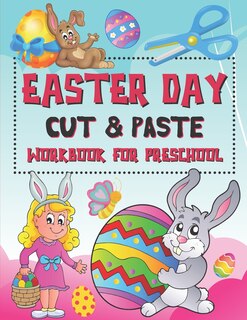 Front cover_Easter Day Cut & Paste Workbook for Preschool