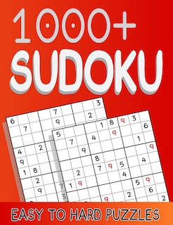 1000+ Sudoku Easy to Hard Puzzles: Sudoku for adults easy to hard, Puzzles for adults 1000+