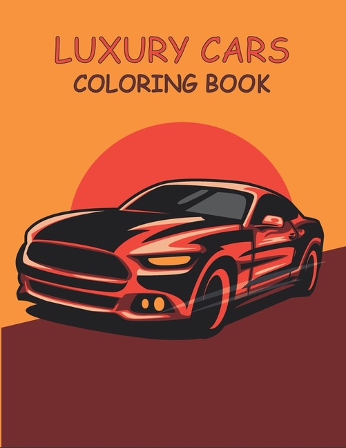 Front cover_Luxury Cars Coloring Book