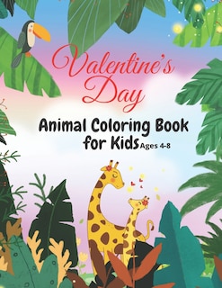 Couverture_Valentine's Day Coloring Book for Kids Ages 4-8