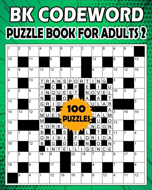 Front cover_BK Codeword puzzle book for adults 2