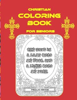 Front cover_Christian Coloring Book For Seniors