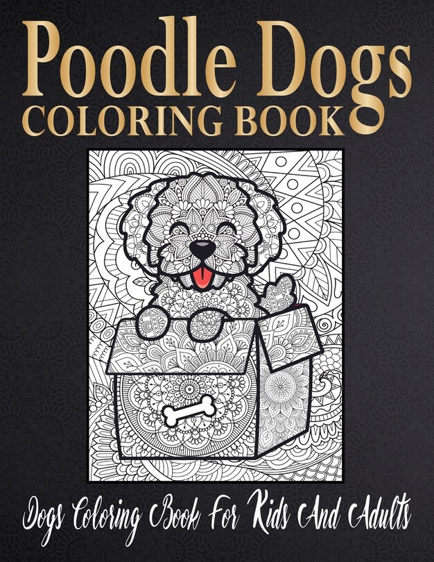 Couverture_poodle dogs coloring book