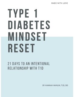 Couverture_Type 1 Diabetes Mindset Reset