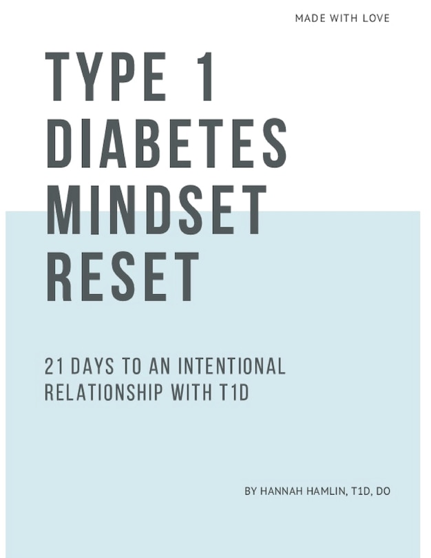 Couverture_Type 1 Diabetes Mindset Reset