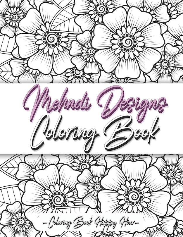 Couverture_Mehndi Design Coloring Book