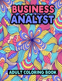 Front cover_Business Analyst Adult Coloring Book