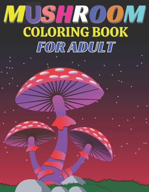 Couverture_Mushroom coloring book for adult