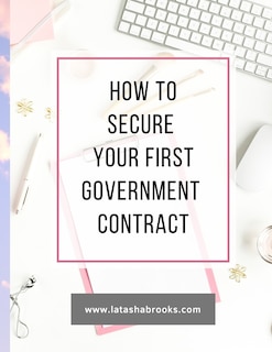 Front cover_How to Secure Your First Government Contract