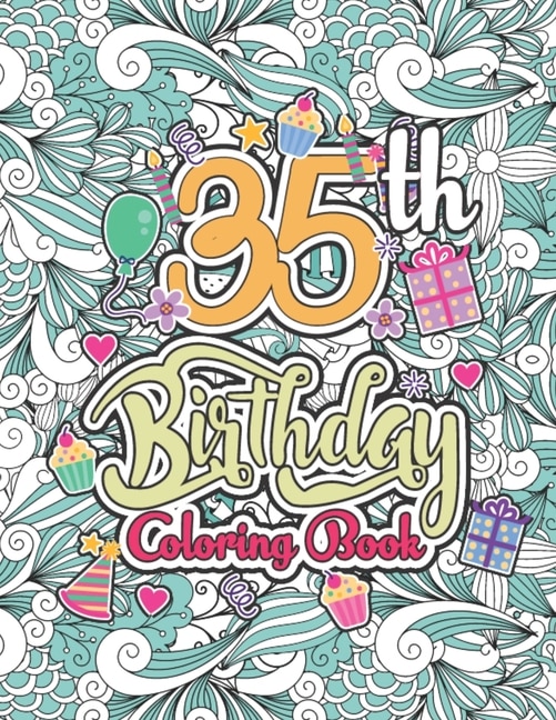 Front cover_35th Birthday Coloring Book