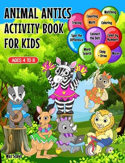 Couverture_Animal Antics Activity Book For Kids
