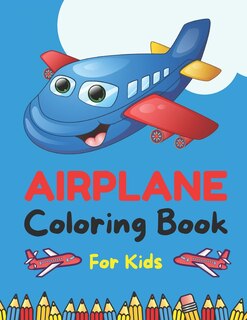 Front cover_Airplane Coloring Book for Kids