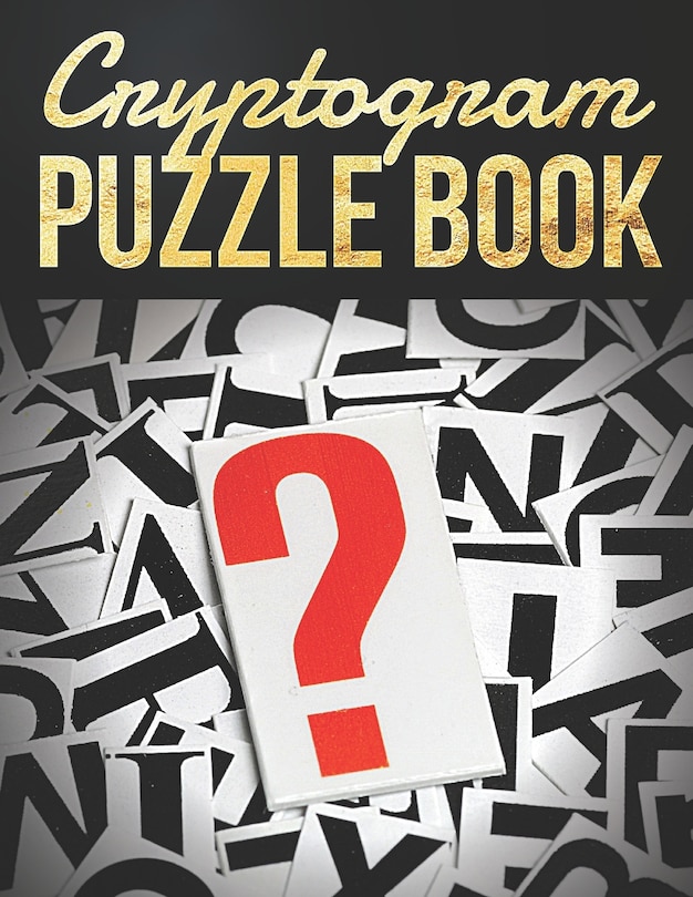 Front cover_Cryptogram Puzzle Book