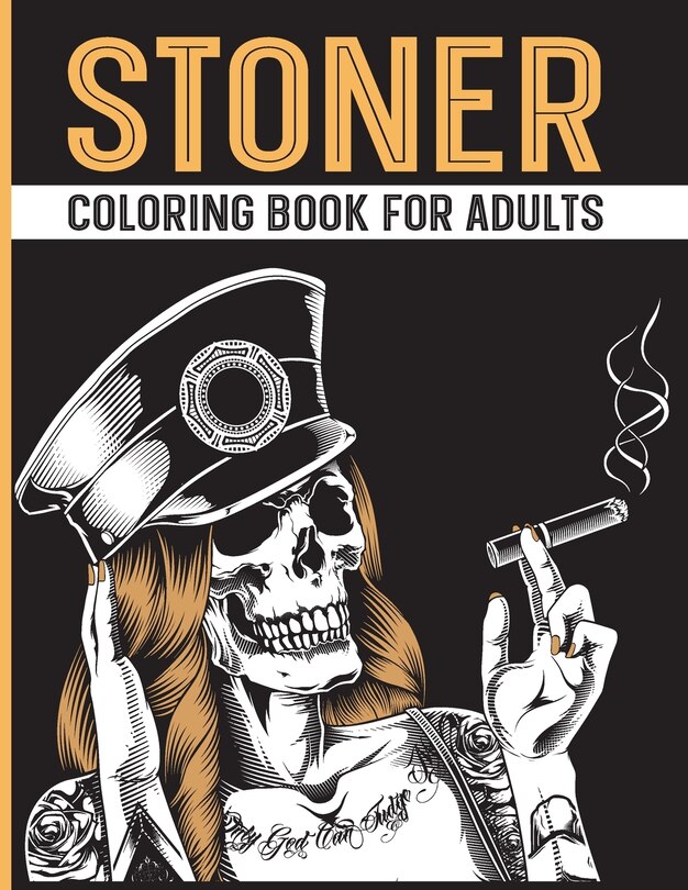 Front cover_Stoner Coloring Book for Adults