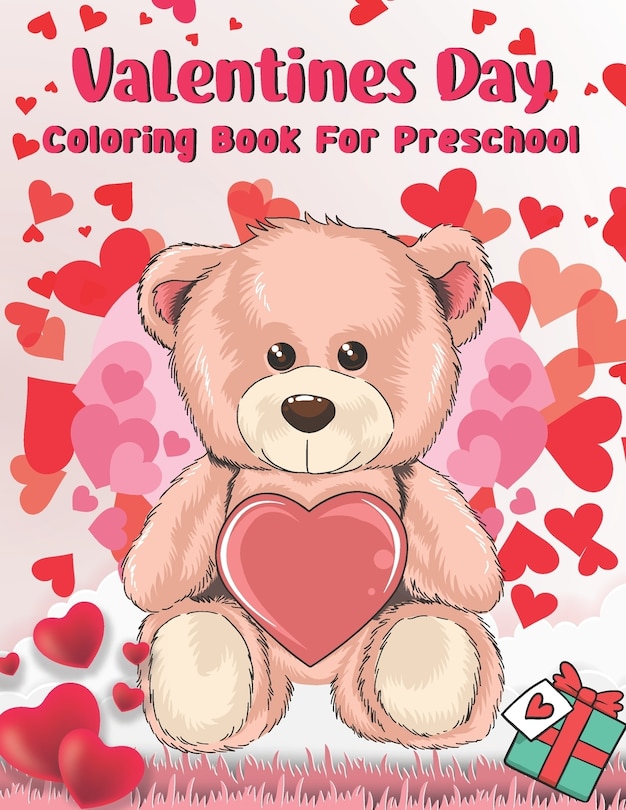 Front cover_Valentine's Day Coloring Book for Preschool