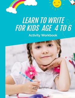 Couverture_Learn to write for kids age 4 to 6