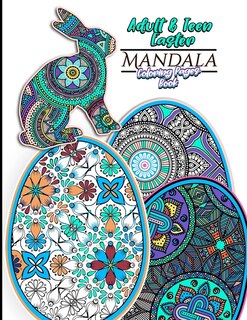 Front cover_Adult & Teen Easter Mandala Coloring Pages Book
