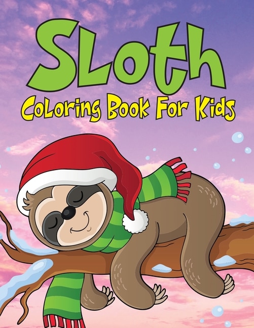 Couverture_Sloth Coloring Book For Kids