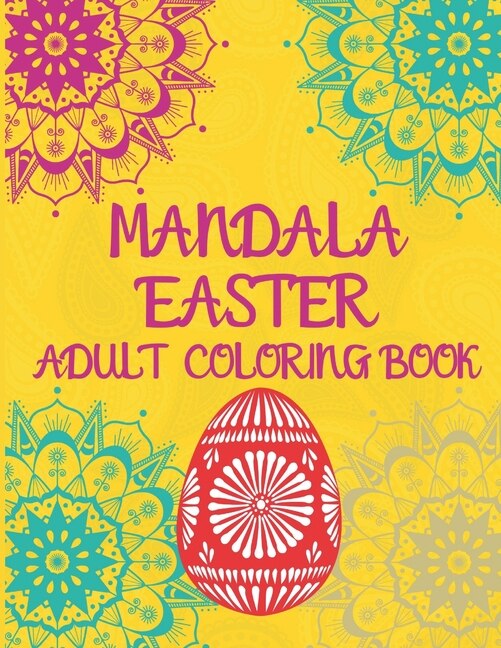 Front cover_Mandala Easter Adult Coloring Book