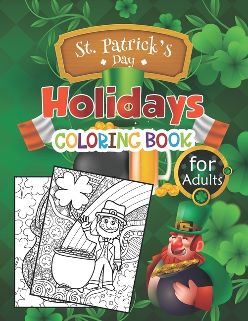 Couverture_St. Patrick's Day Holidays Coloring Book For Adults