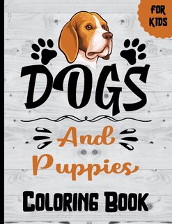 Front cover_Dogs and Puppies Coloring Book for Kids