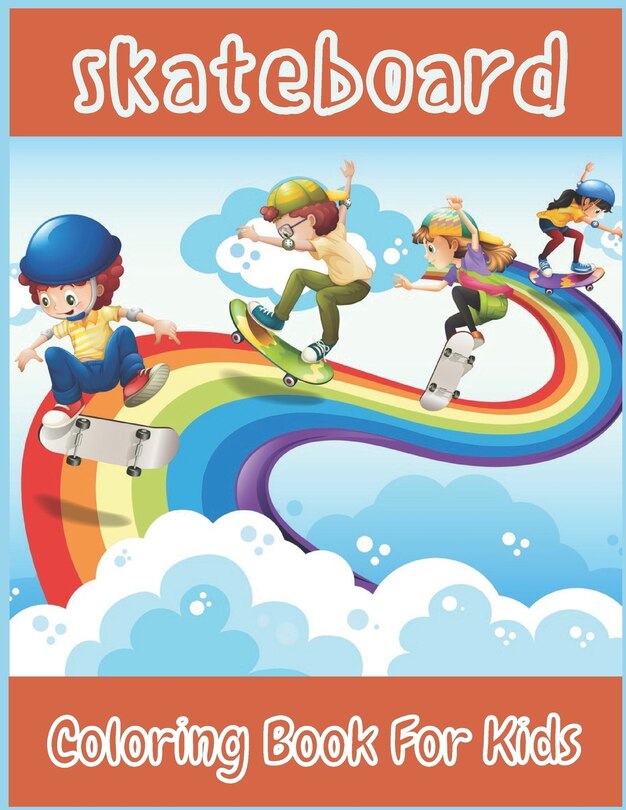 Couverture_Skateboard Coloring Book For Kids