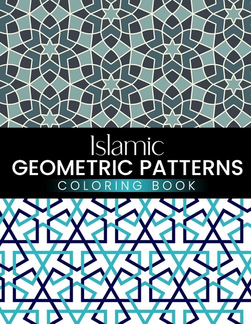 Front cover_Islamic Geometric Patterns Coloring Book