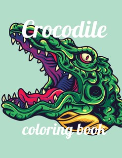 Front cover_Crocodile coloring book