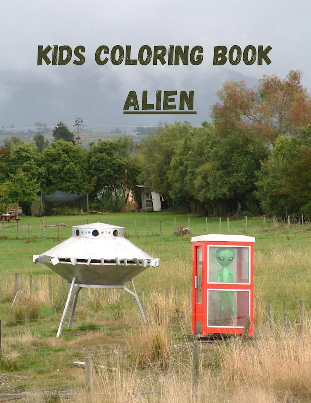 Front cover_Kids Coloring Book Alien