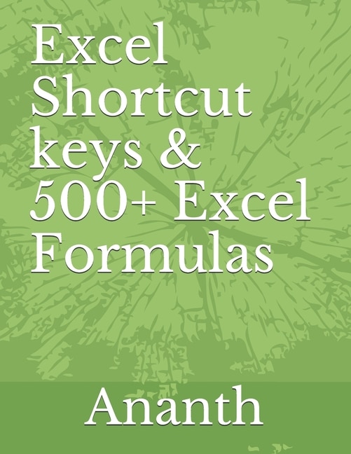 Front cover_Excel shortcut keys & 500+ Excel Formulas