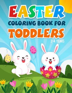 Front cover_Easter Coloring Book for Toddlers 2-4 Years