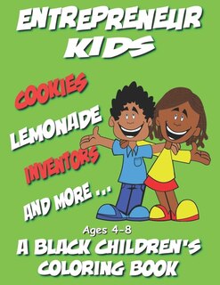 Front cover_Entrepreneur Kids - A Black Children's Coloring Book - Ages 4-8