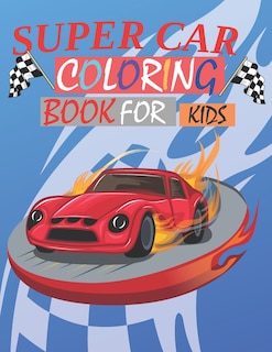 Front cover_Supercar Coloring Book for kids