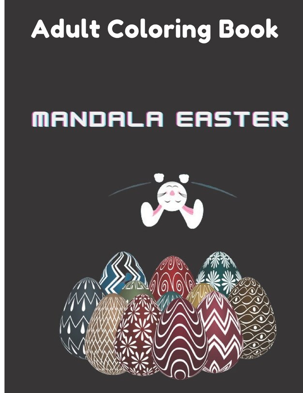 Couverture_Mandala Easter Adult Coloring Book