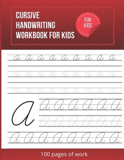Front cover_Cursive Handwriting Workbook For Kids