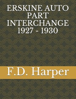 Couverture_Erskine Auto Part Interchange 1927 - 1930