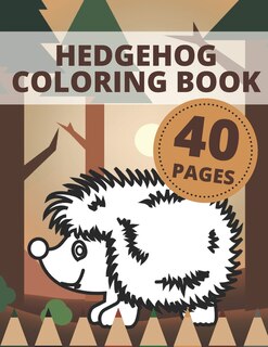 Front cover_Hedgehog Coloring Book