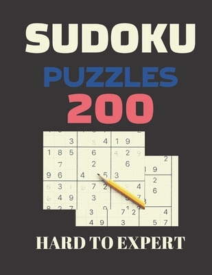Front cover_Sudoku puzzles hard to expert