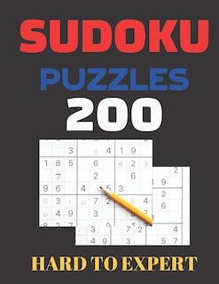 Front cover_Sudoku puzzles hard to expert