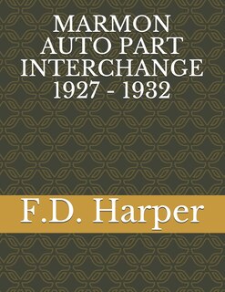 Couverture_Marmon Auto Part Interchange 1927 - 1932
