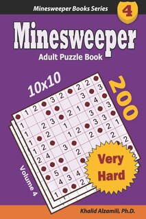 Front cover_Minesweeper Adult Puzzle Book