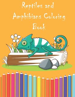 Couverture_Reptiles and Amphibians Coloring Book