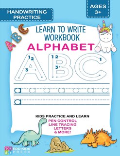 Front cover_ALPHABET HANDWRITING PRACTICE Learn To Write Workbook