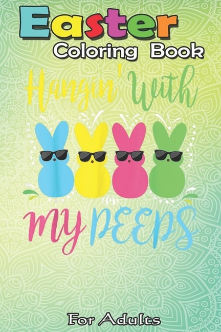 Front cover_Easter Coloring Book For Adults