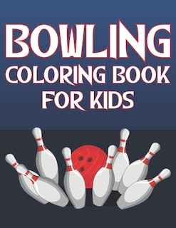 Front cover_Bowling Coloring Book For Kids
