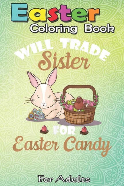 Front cover_Easter Coloring Book For Adults